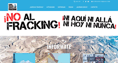 Desktop Screenshot of nofrackingmexico.org